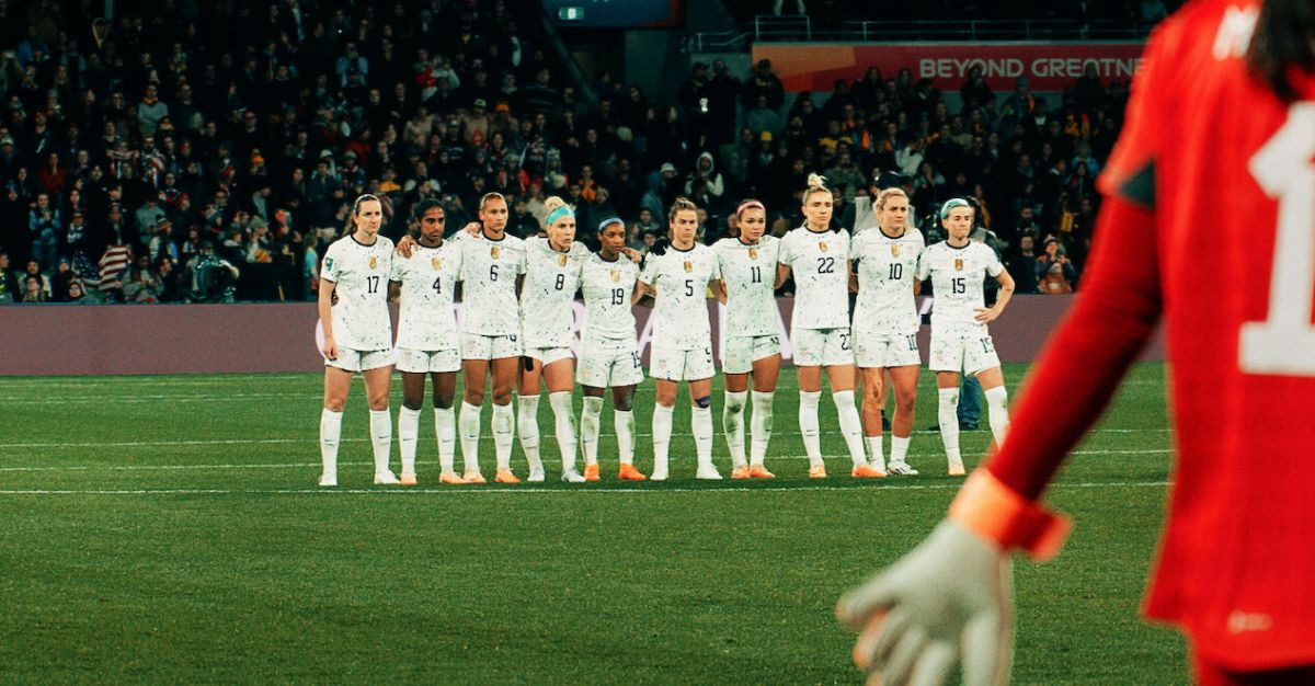 Escena de Bajo presión La selección femenina de EEUU y el Mundial de fútbol