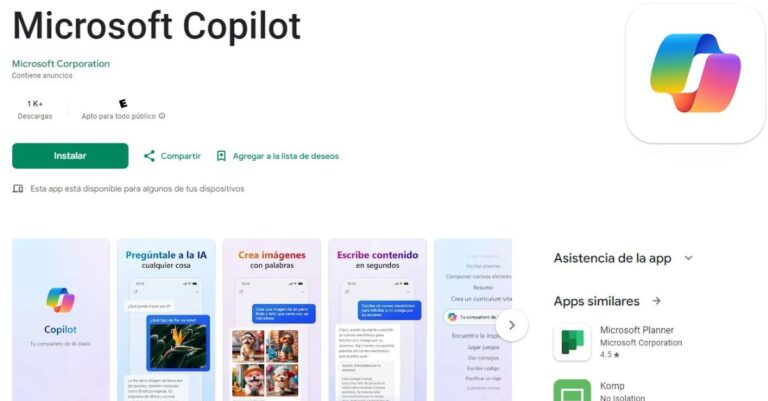 Lee más sobre el artículo Microsoft Copilot con Inteligencia Artificial llega a celulares Android