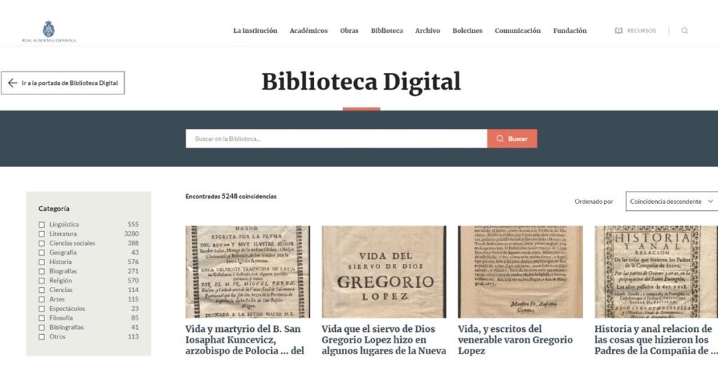 RAE Biblioteca Digital