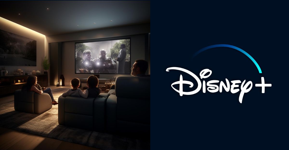 Familia viendo Disney+