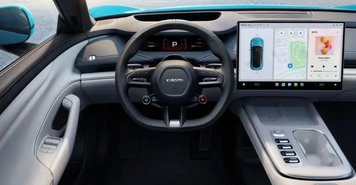 Xiaomi SU Interior Cabina del primer coche eléctrico de la marca