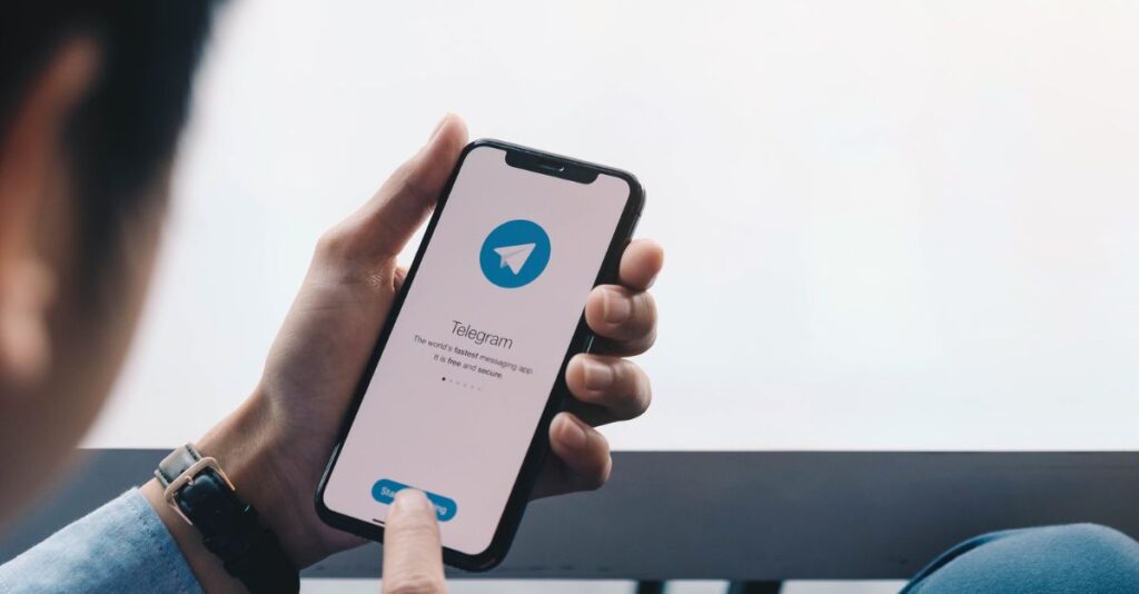 Telegram en celular