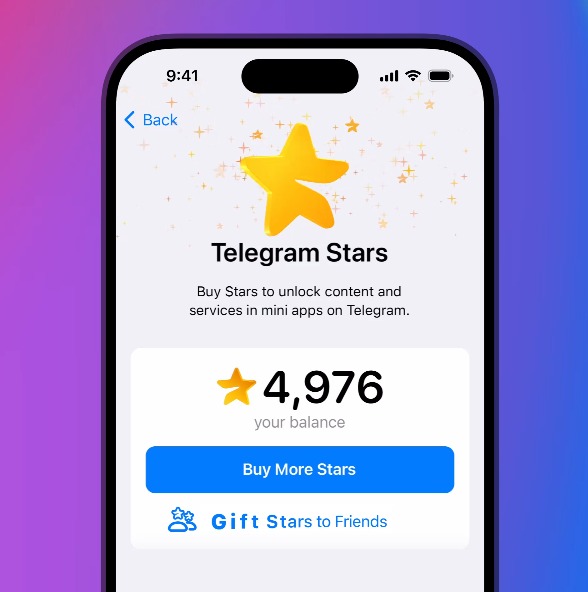 Estrellas de Telegram