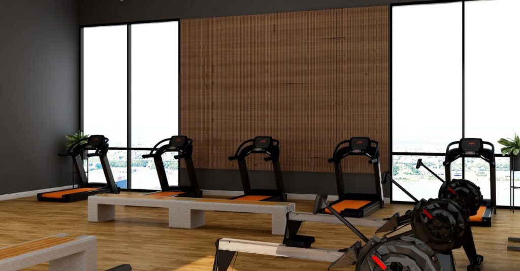 Gimnasio en edificio residencial