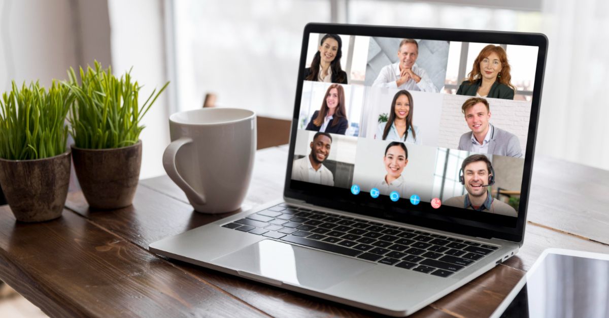 Trabajo remoto computadora