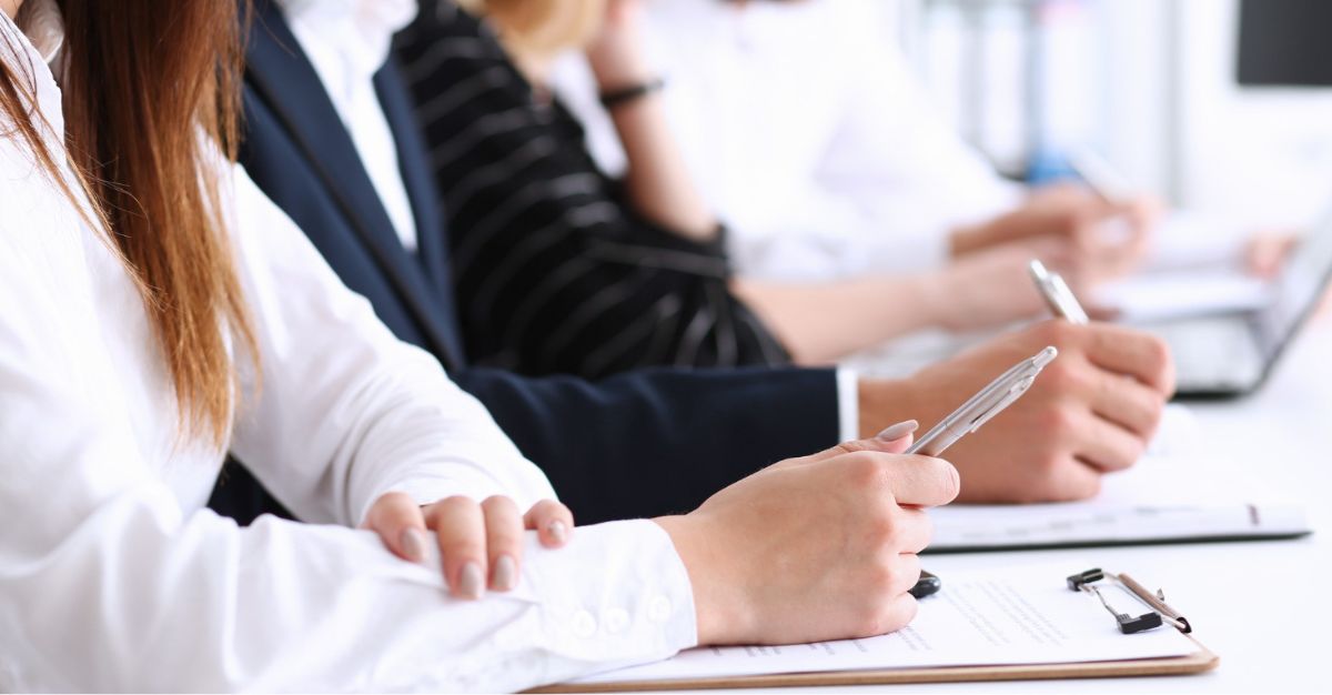 Empleados en capacitación