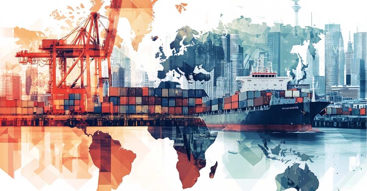 Ilustración representativa de logística