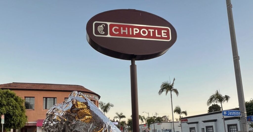 Chipotle letrero
