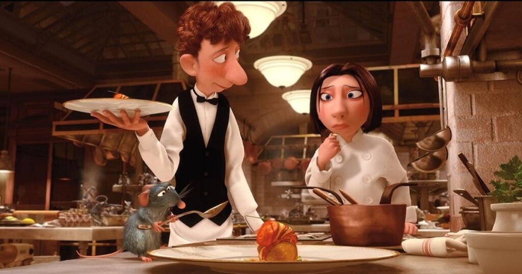 Ratatouille escena