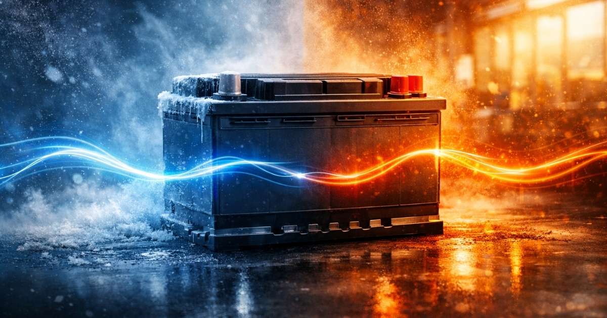 batería calor frío extremos