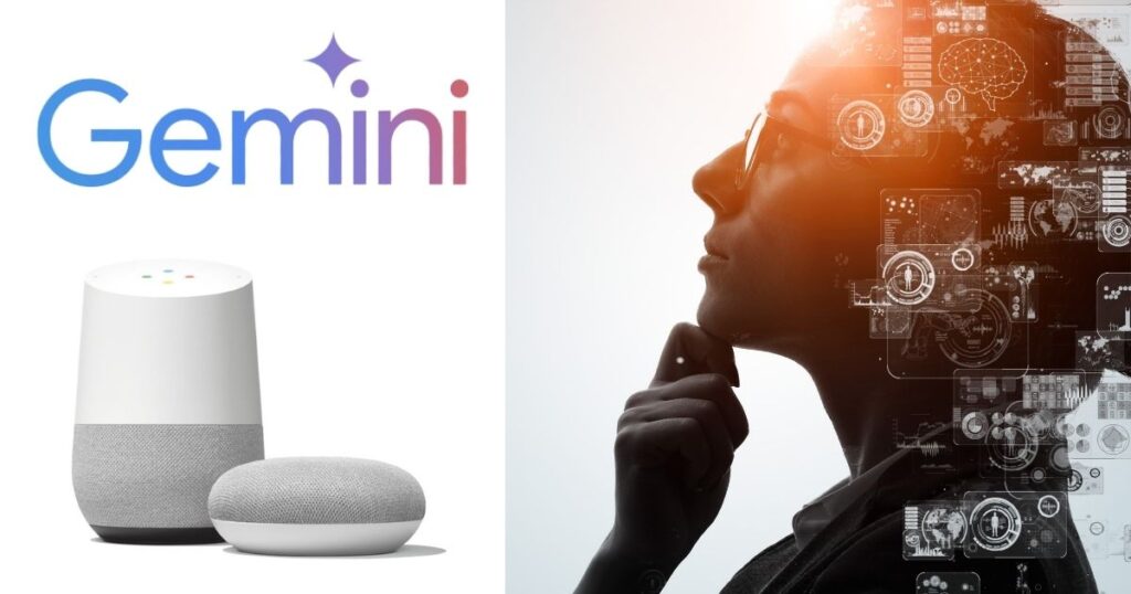 Mujer uso Gemini modelo IA