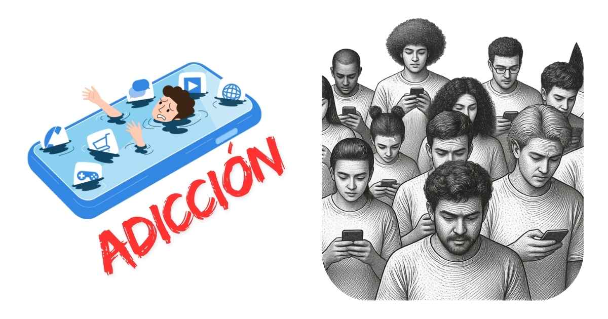 celular adicción a redes sociales