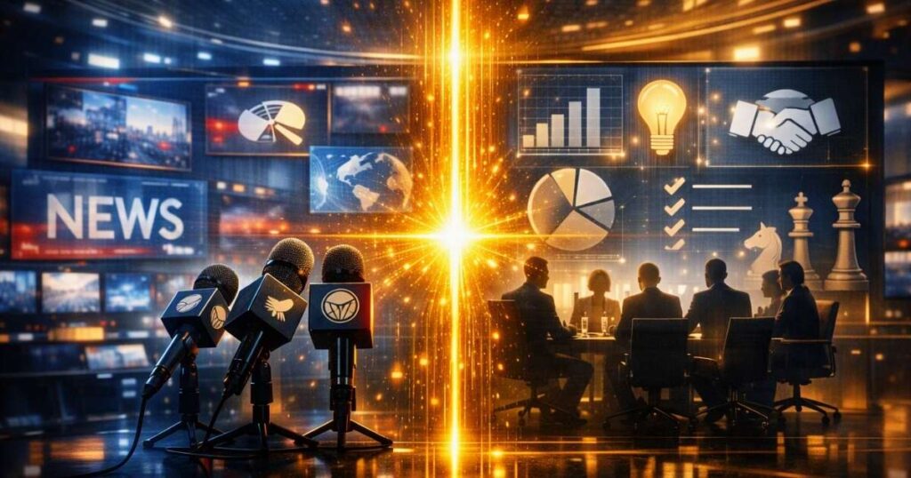 Imagen que representa análisis corporativo tras compra de Warner Bros. Discovery por Skydance