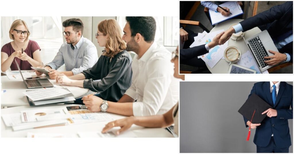 Imagen que muestra e ejecutivos empresariales